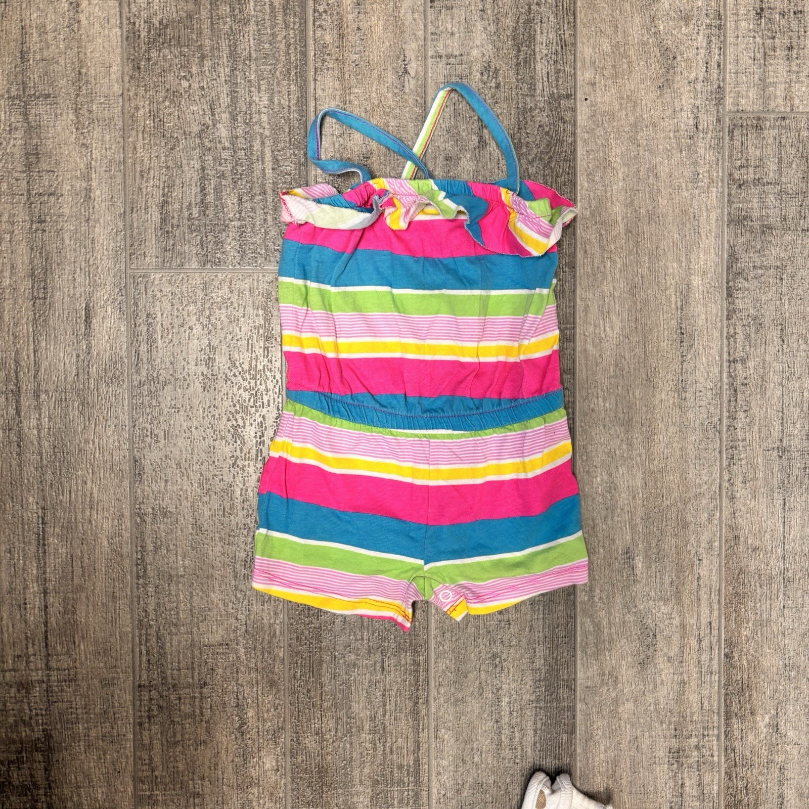 Circo Striped girl’s one piece short set size 12mo