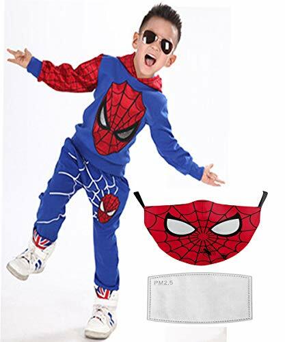 Blue Spiderman Hoodie and trousers set (Ships from U.S.A)