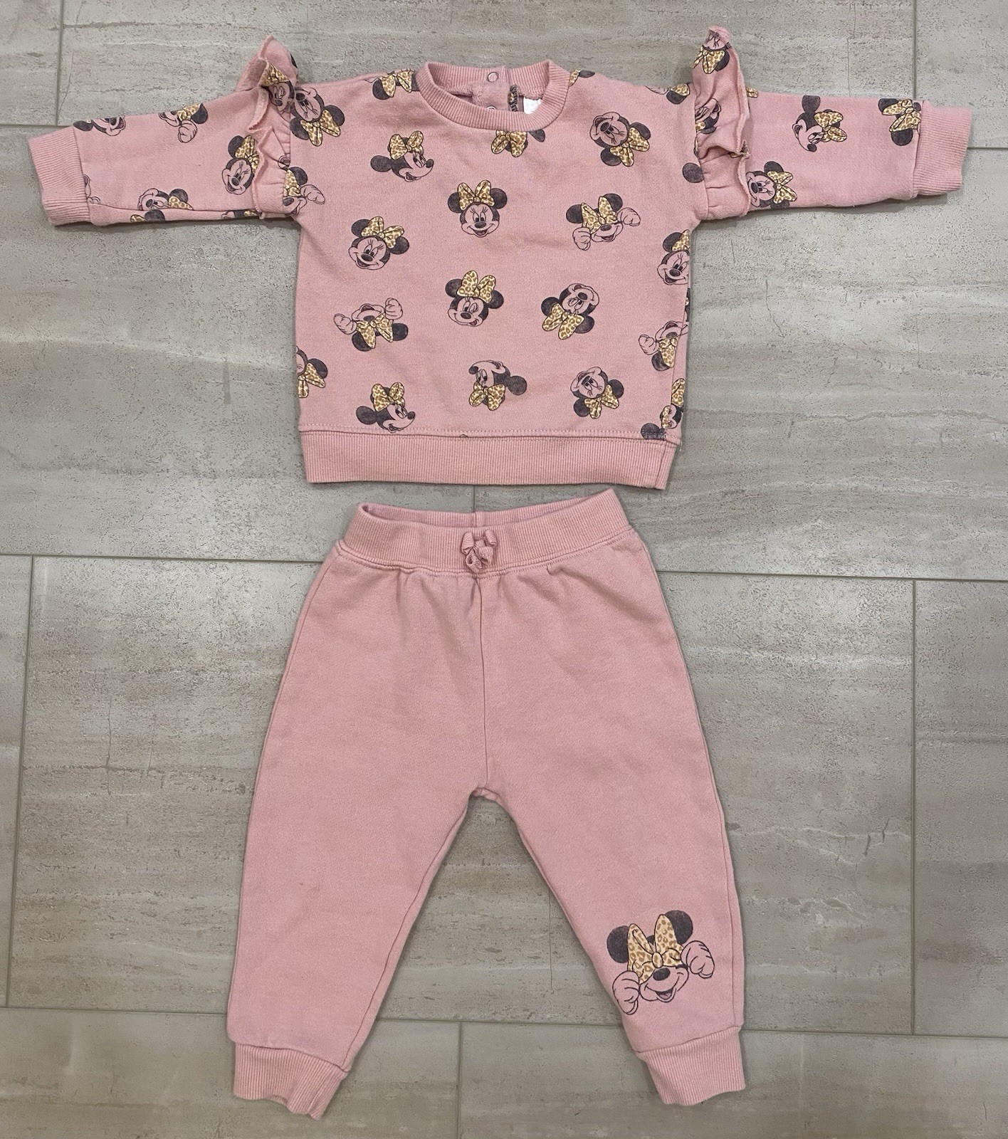 Disney Minnie Mouse Toddler Girl Bundle 12M 2T Outfits Lot 5 Pieces