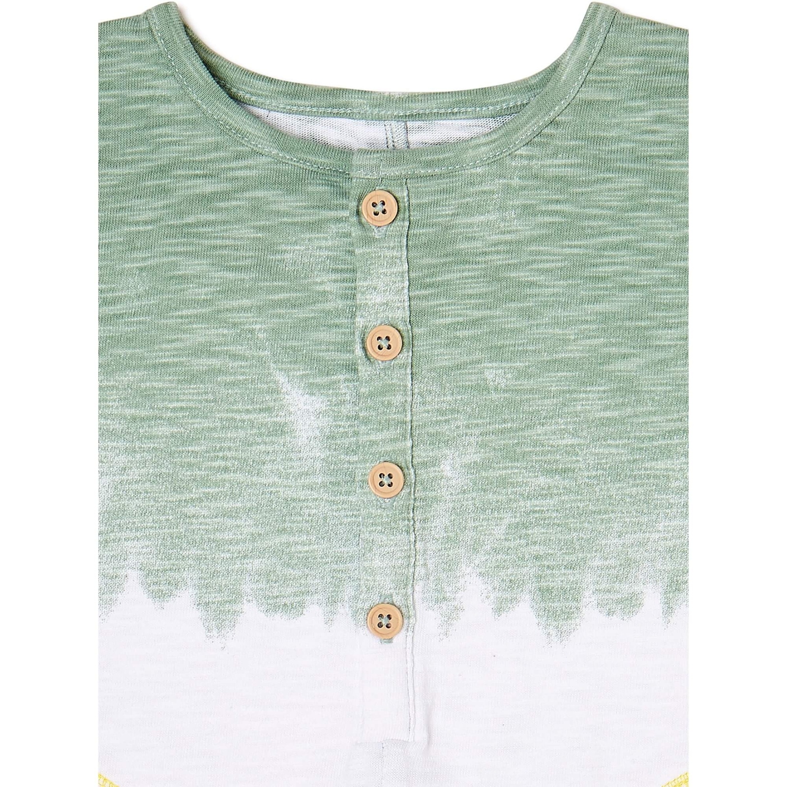 Wonder Nation Baby and Toddler Boys Green Tie Dye One-Piece Suit and Bucket Hat