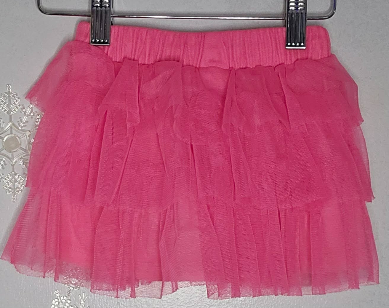 Garanimals 12 month New Lavender Swan Bodysuit and Matching Pink Ruffle Skirt