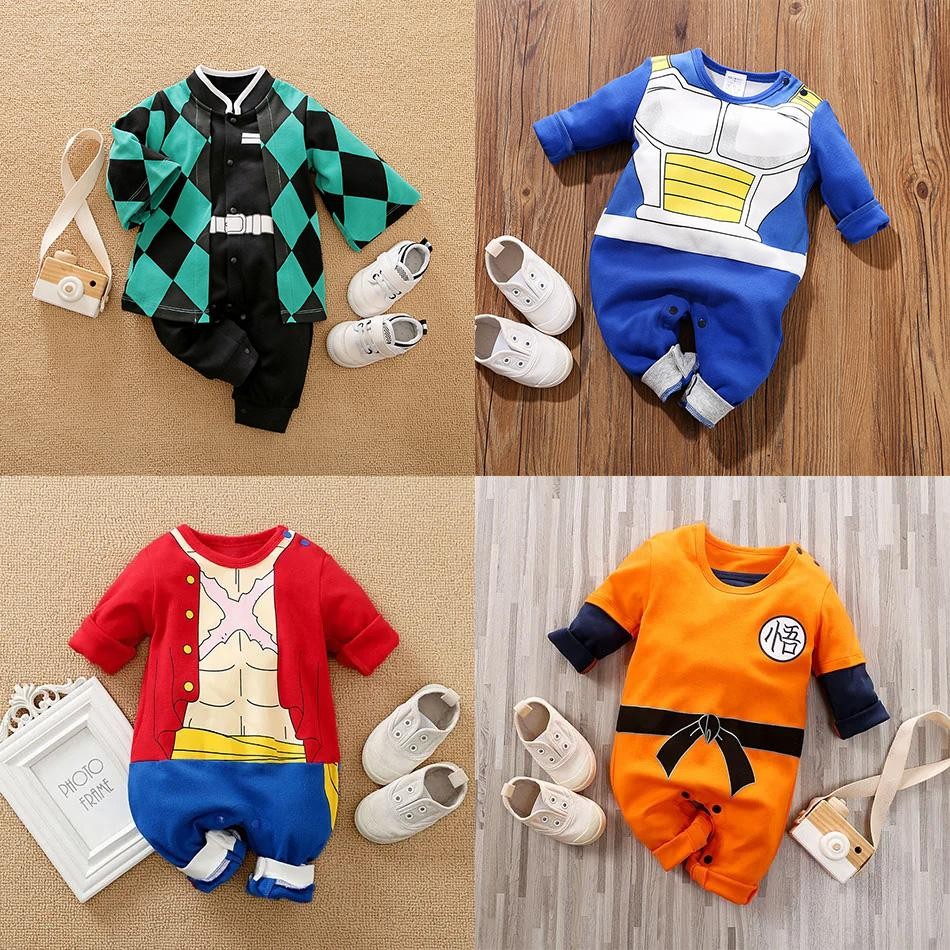 New Ropa Para Bebes De Dragon Ball Fall Baby Clothing Dragon Ball Style Boy