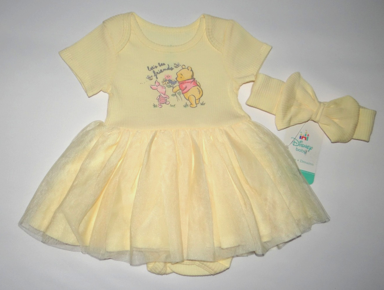 Baby girl clothes, Newborn, Disney Baby Winnie the Pooh Tutu dress set/Shipping?