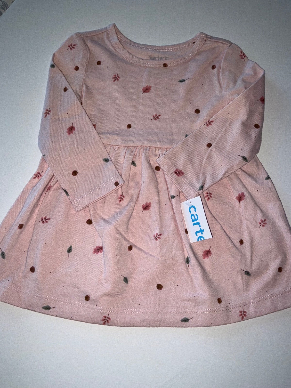NWT 3 Piece Dress with 2 Pair Matching Leggings Size 12 Months