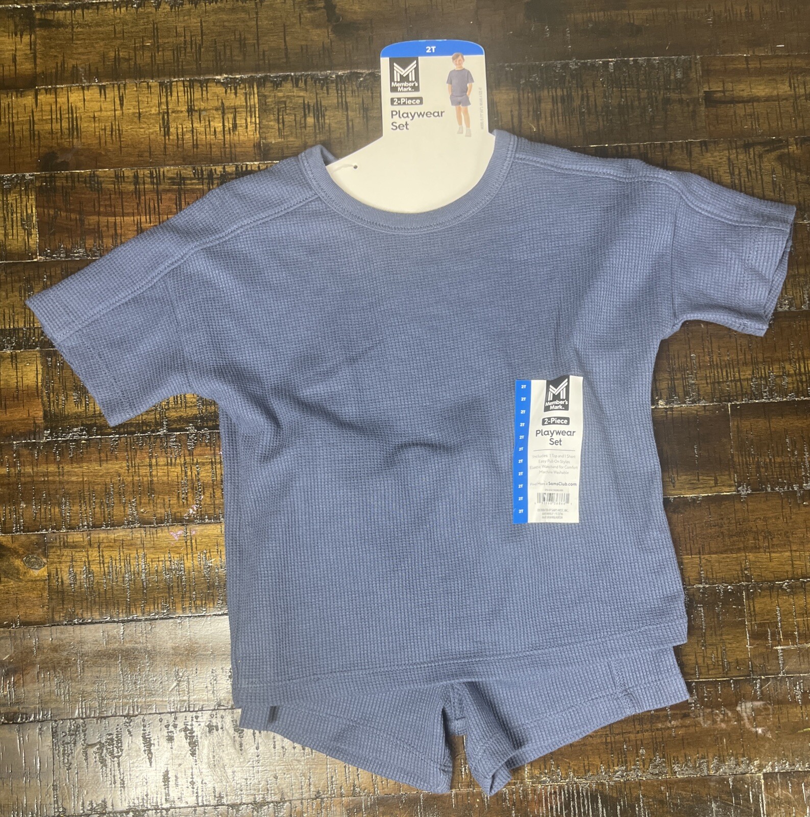 Member’s Mark Boy’s 2 Piece Easy Pull On Short Sleeve and Short Playwear Set