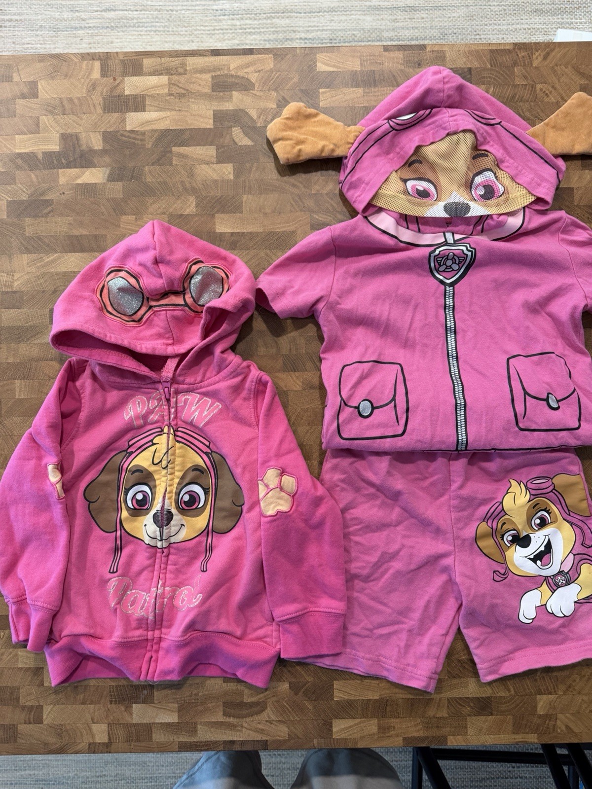 Nickelodeon PAW Patrol Skye Pink Hooded Short Sleeve Hoodie & Shorts Set 3T