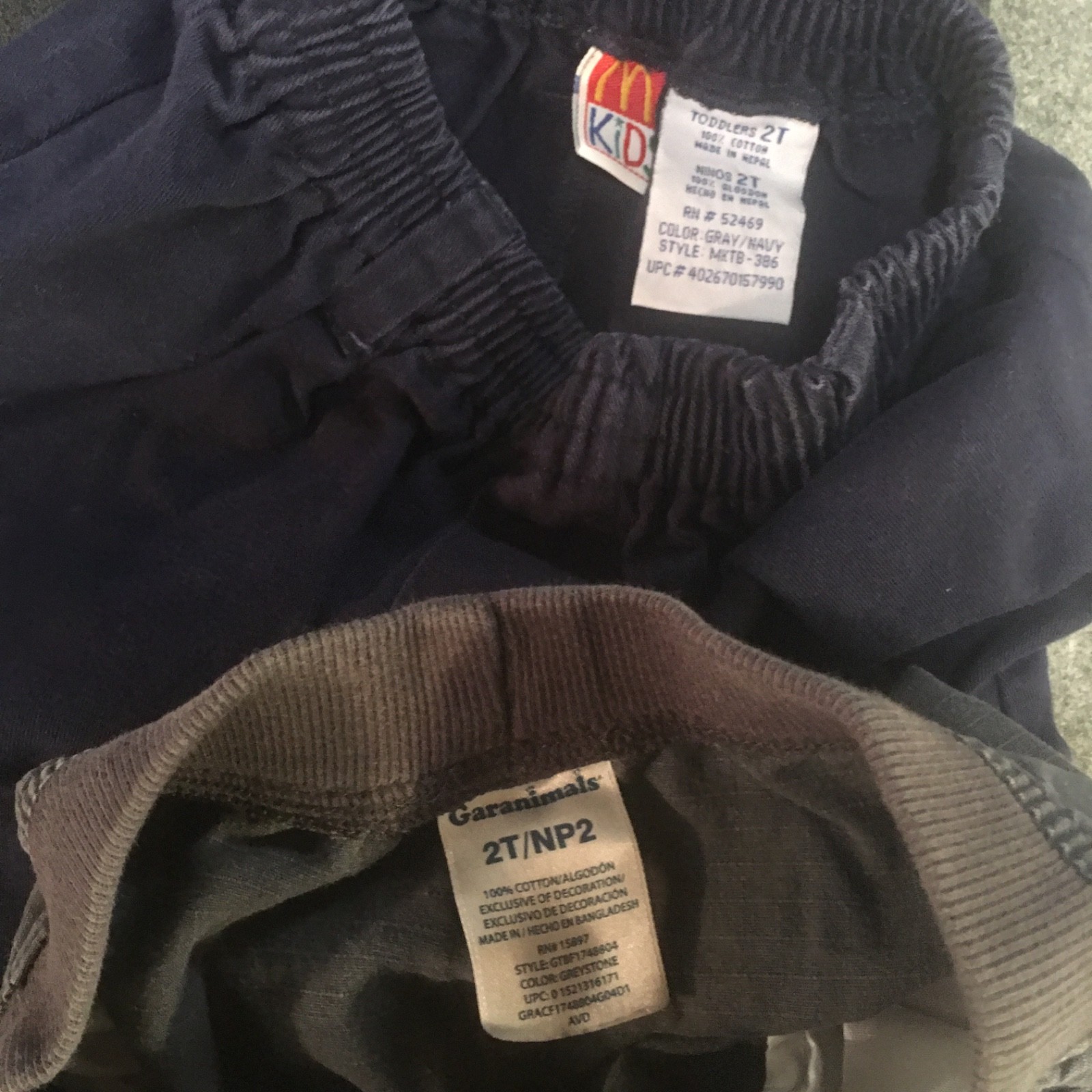 Baby Boy 24 Months 2T Clothing Lot 7x Pieces Bulk Winter Flannel Cargo Plaid