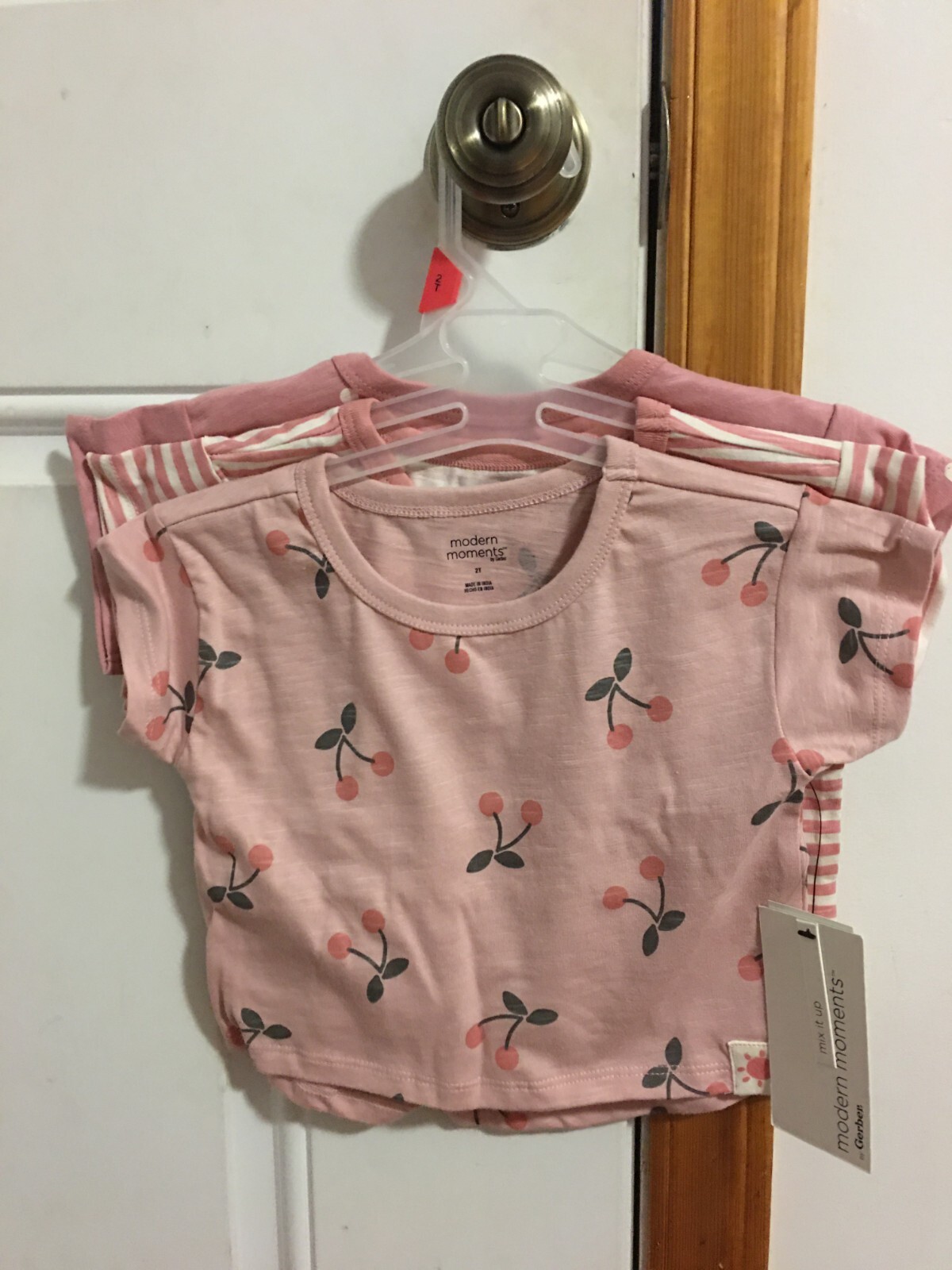 BRAND NEW TODDLER GIRL’S SIZE 2T MODERN MOMENTS 3 PACK SHORT SLEEVE TEES