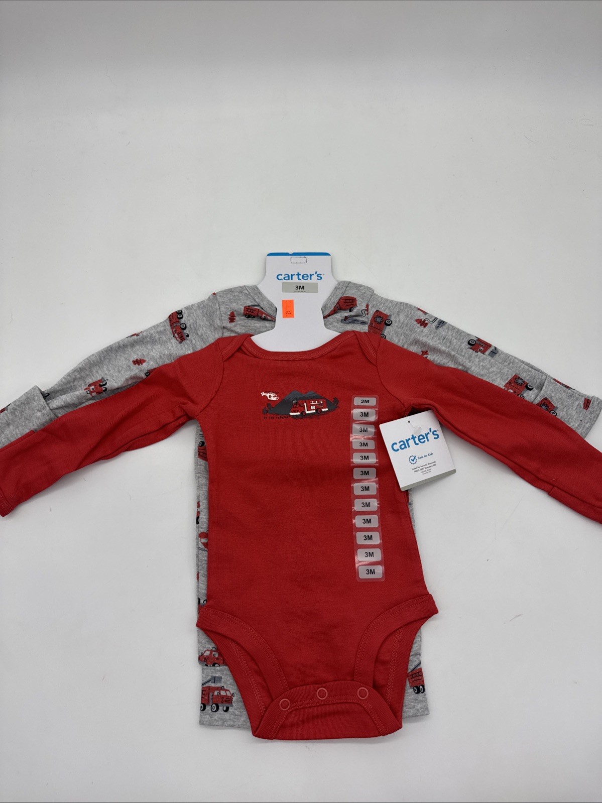 Carter’s 3 Piece Fire Truck Set. Size 3 Months Super Cute 🚒 Firefighter Fast