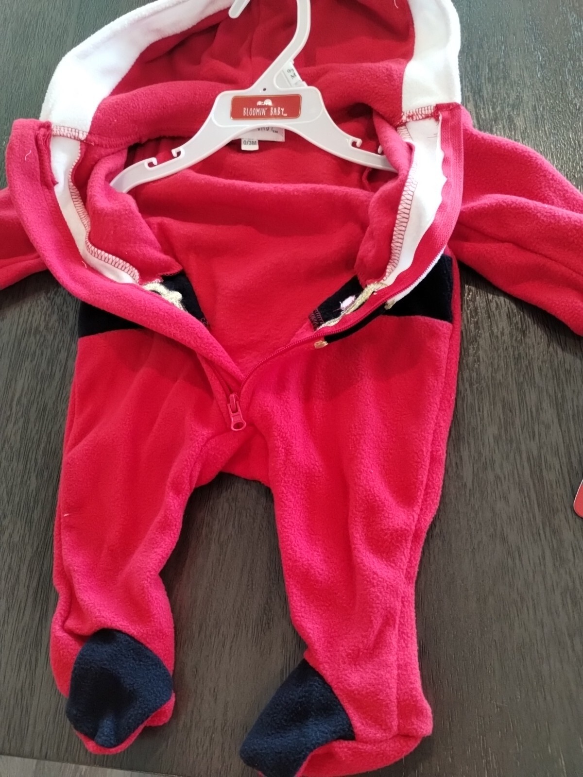 Bloomin Baby Santa Suit Outfit (Size 0-3 Months)