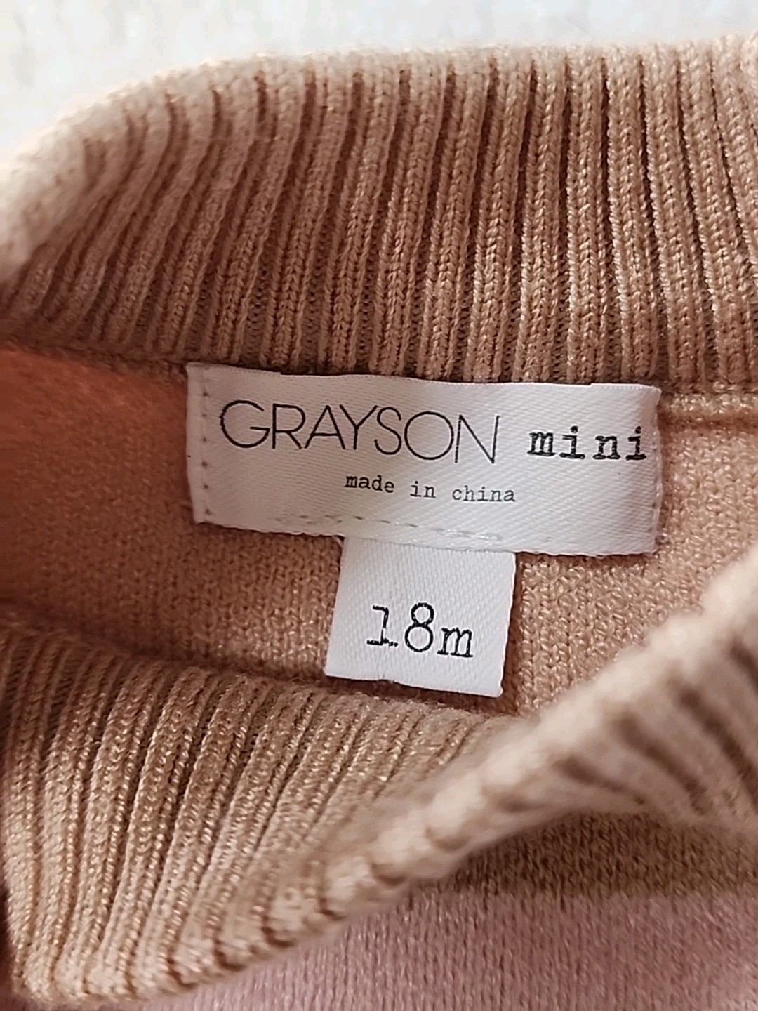 Grayson Mini Girls Striped Sweater Knit Short Set Size 18 Months Preowned