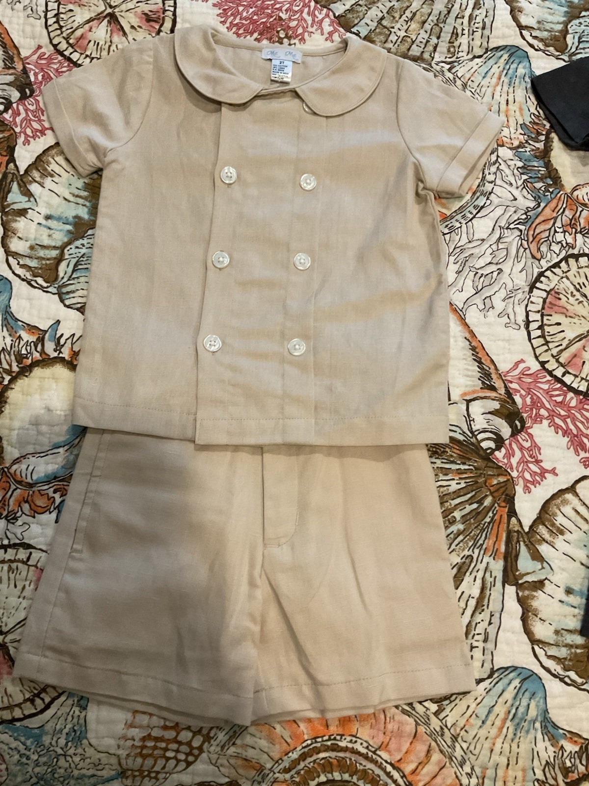 Linen Cotton Blend 2 Piece Set Set 2T Boys New
