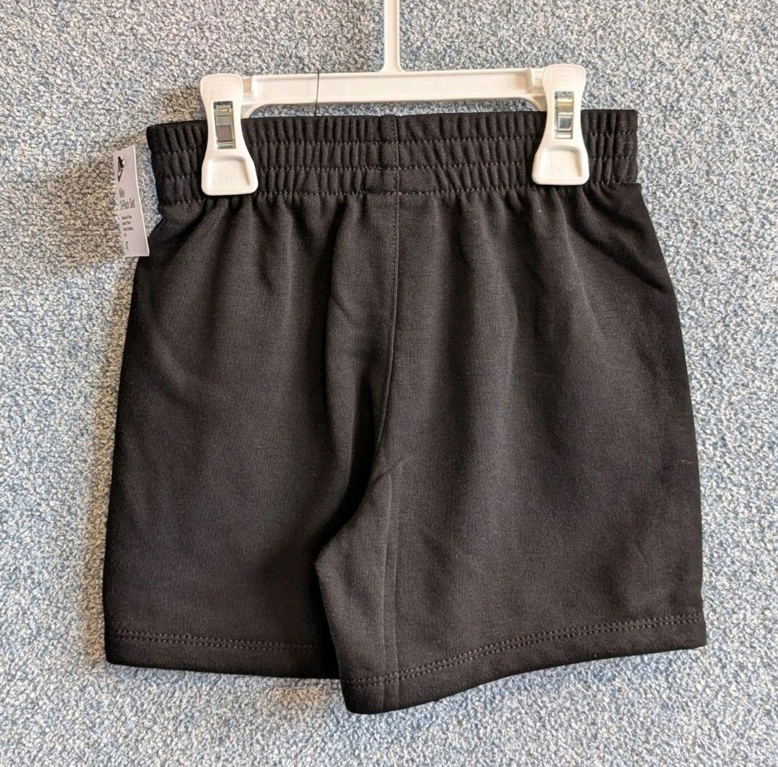 Nike Toddler Size 4T Black White 2-Piece Knit Shorts Set 76M143-F66