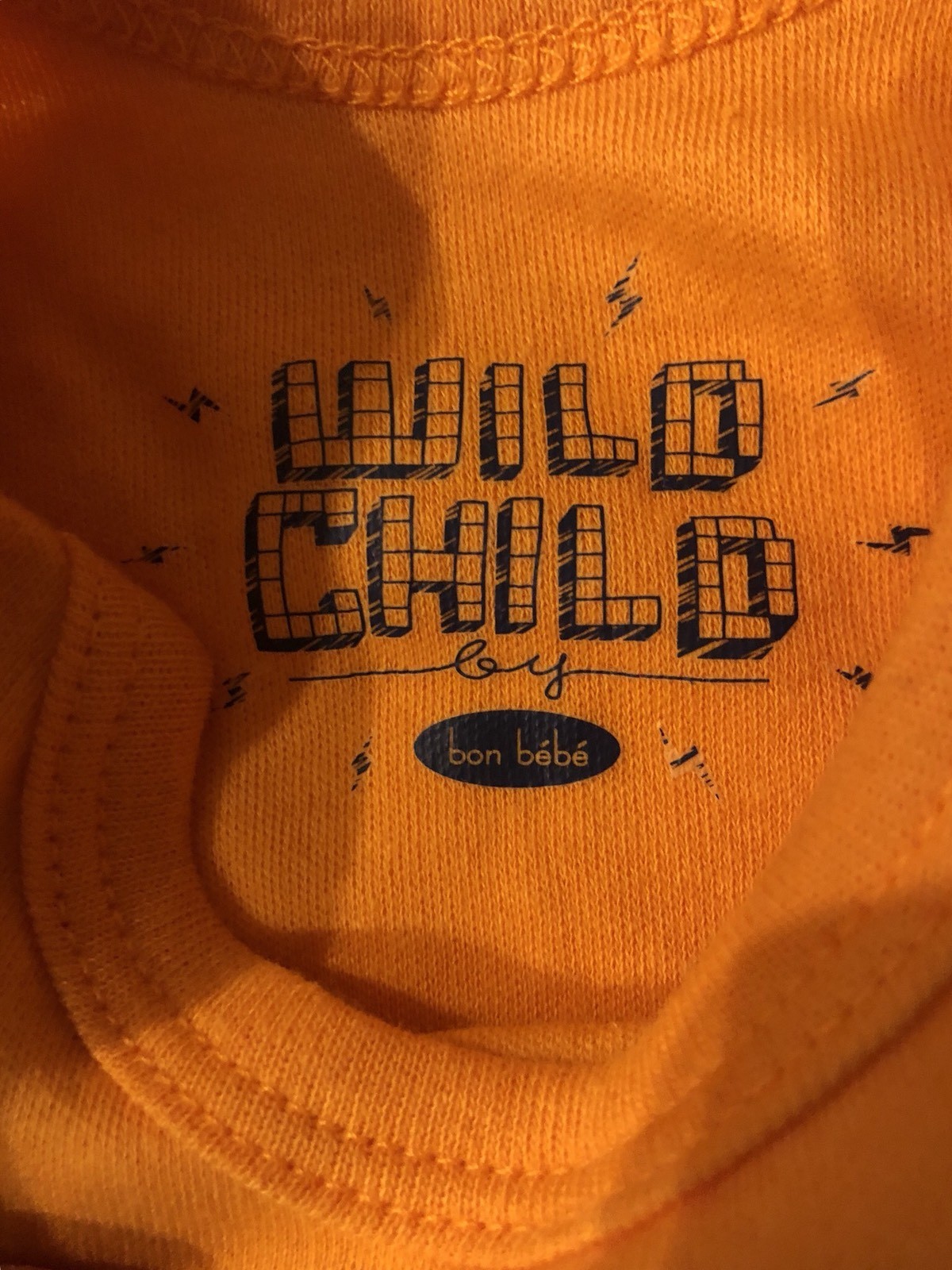 New Wild Child Body Suit 0-3 MONTHS Orange Sorry Girls No Dating Allowed…yet