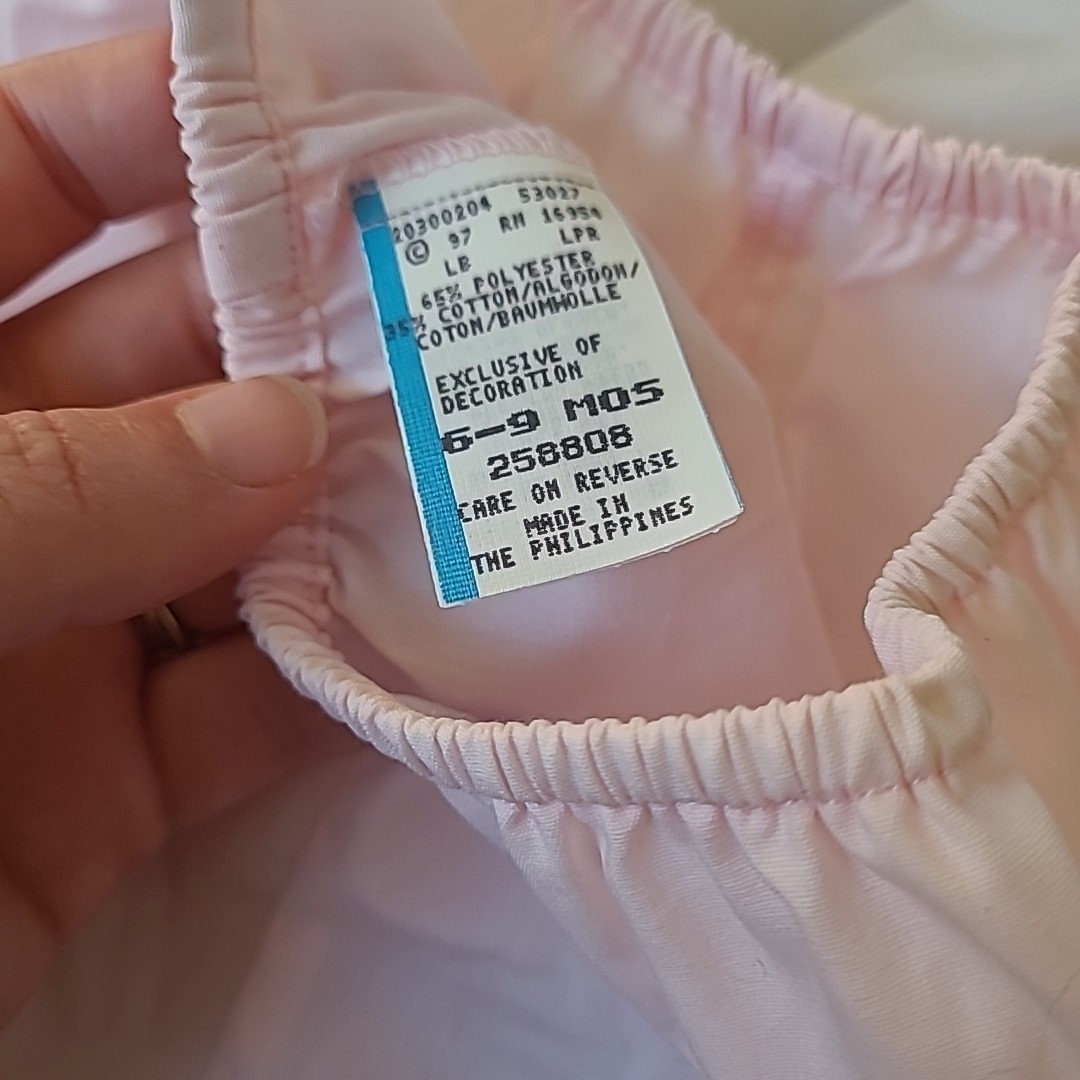 Misc lot of 3 Vintage Baby Girl Newborn/ 6 9 Months Clothes Brand New W Tags VTG