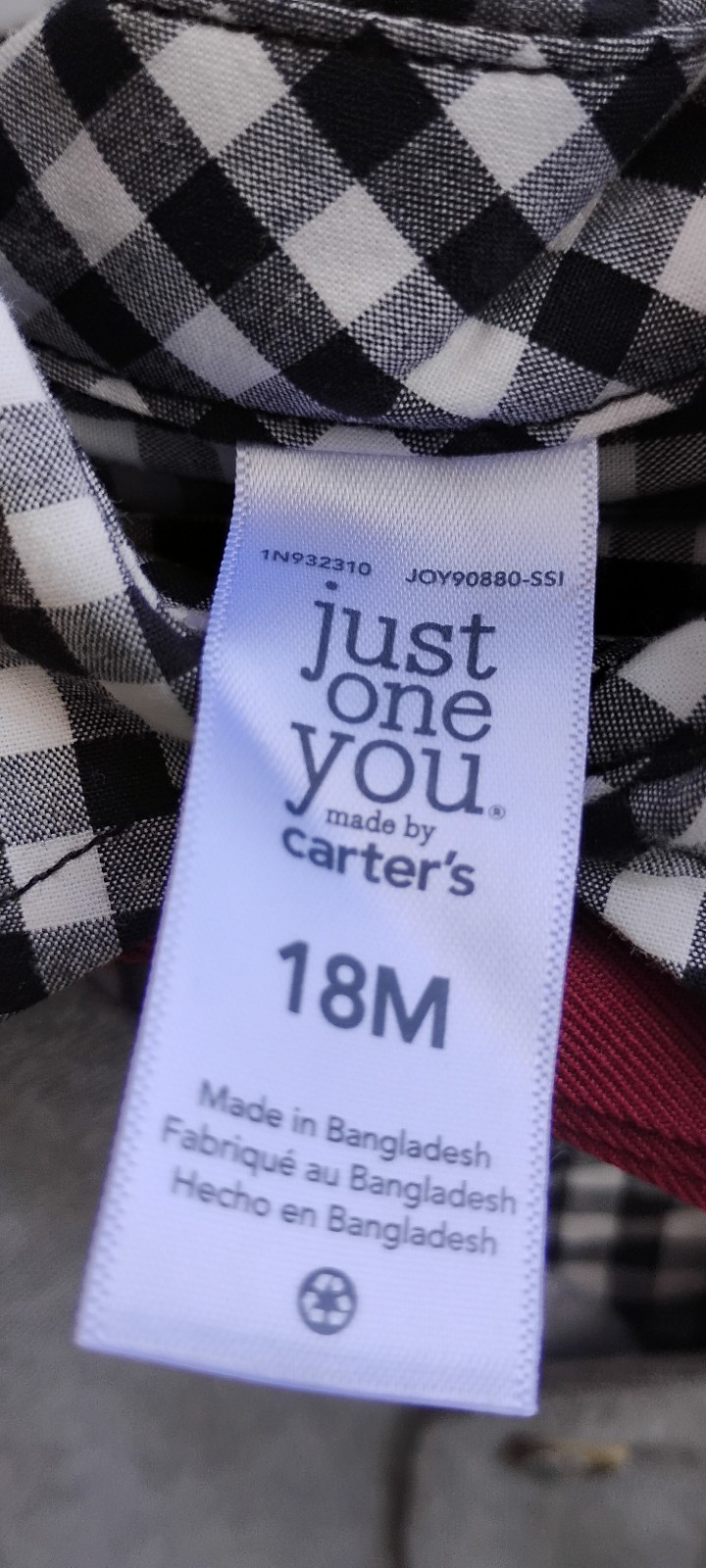 NEW CARTER’S JUST ONE YOU HOLIDAY SPECIAL OCCASION 18M OUTFIT