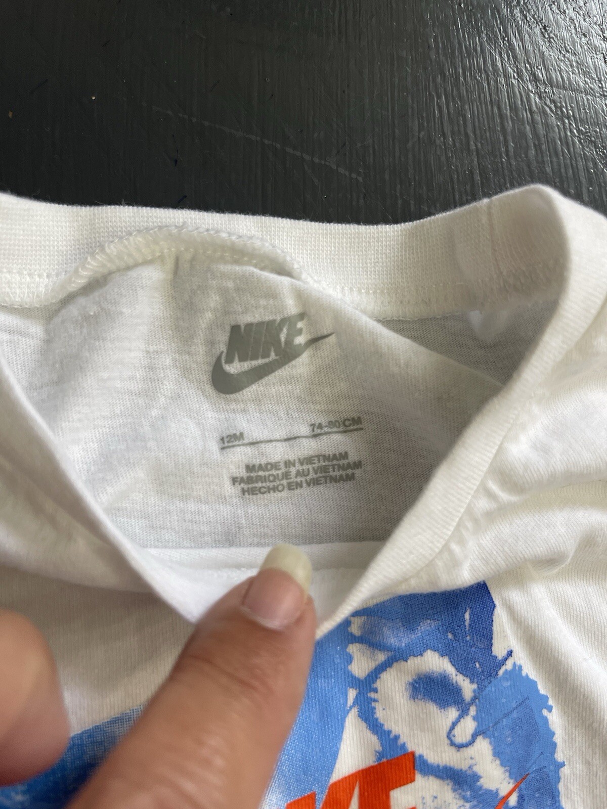 Nike 12 Months Short Set Blue Logo NWOT