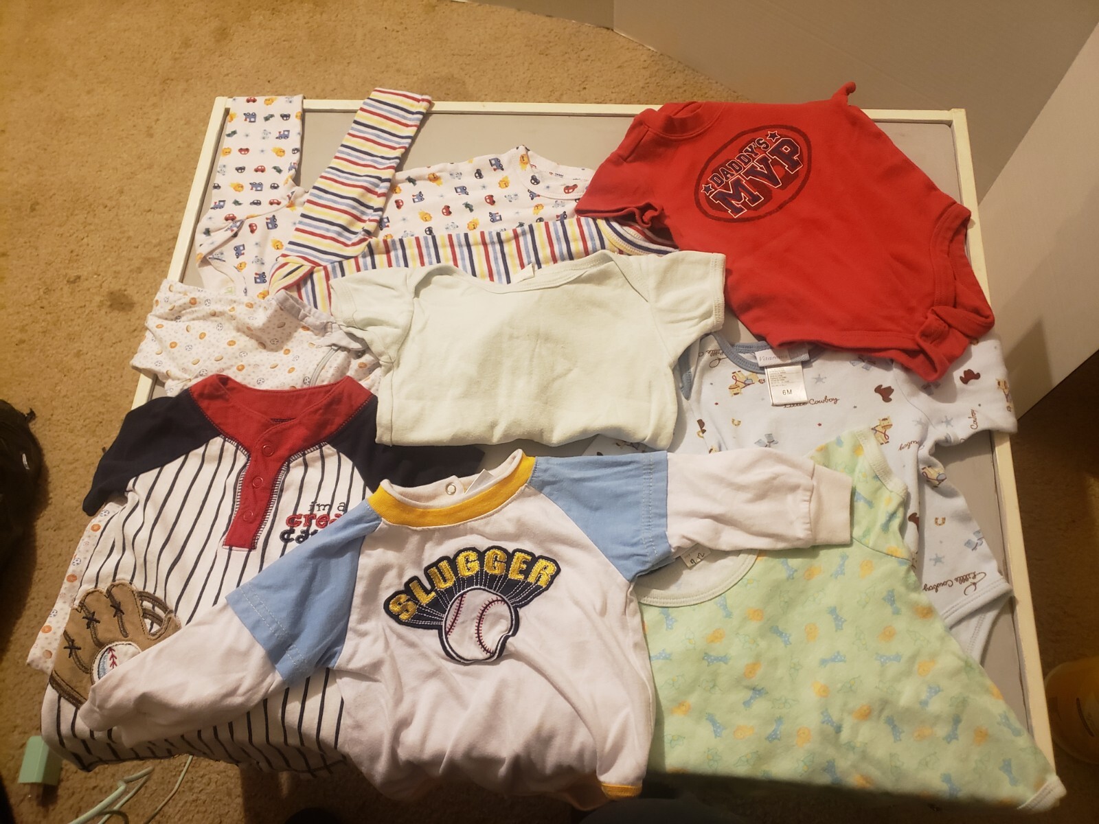 Boys Clothes 3-12 Months, Lot Of 9, See Description For Exact Details