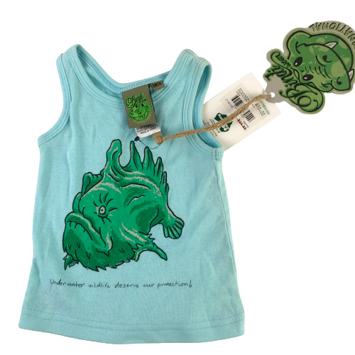 Bindi Wear Australia Zoo Blue 6 MTH Singlet (New Old 2008 Stock)
