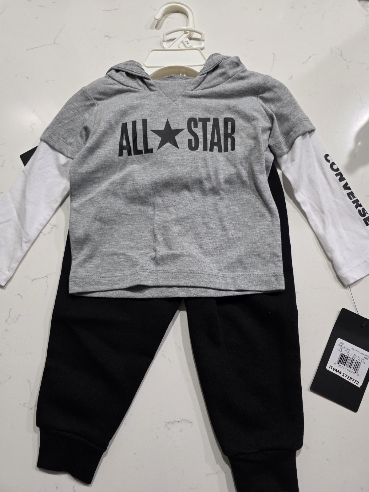 Converse All Star 2 Piece Jogger Set New With Tags Size 12 Months
