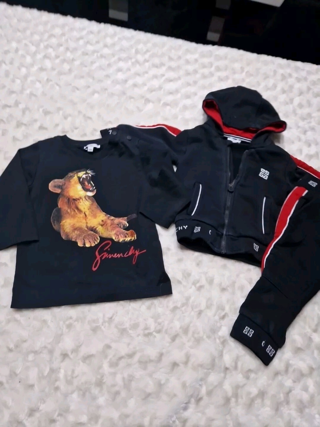 Givenchy Baby Boy 12 Months Tracksuit Set Vgc
