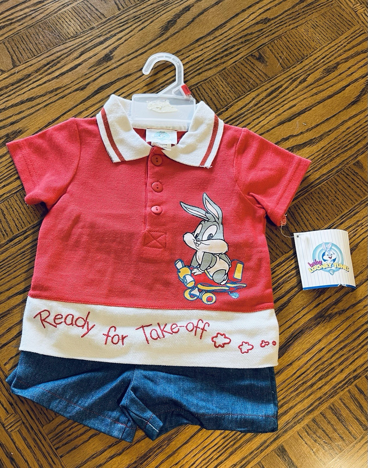 Rare Vintage 1997 Baby Looney Tunes Short Set 12 Months