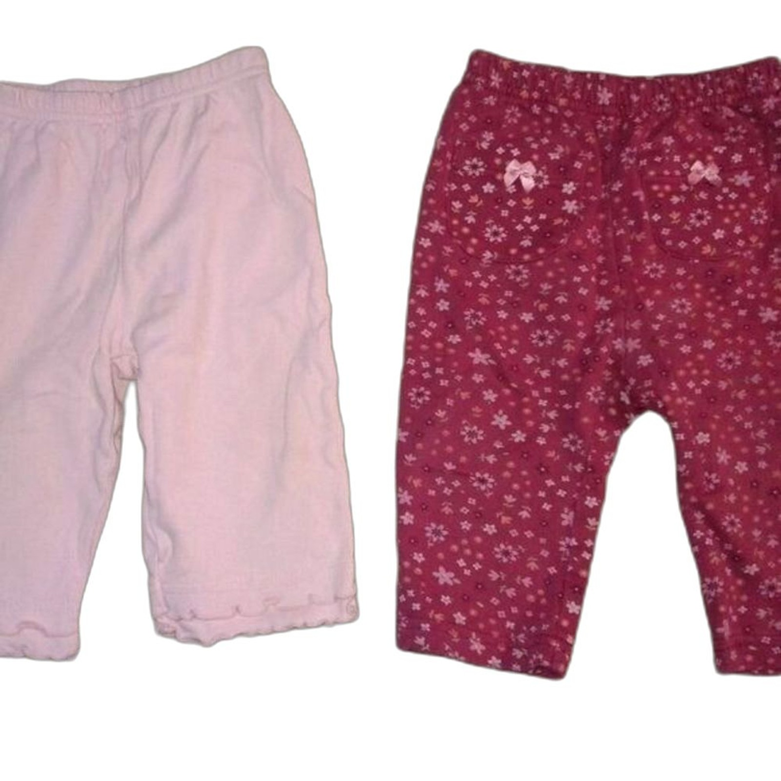 Carter’s 9 Month Baby Girl Pants Bundle with Pinks, Flowers, Ruffles & Bows!