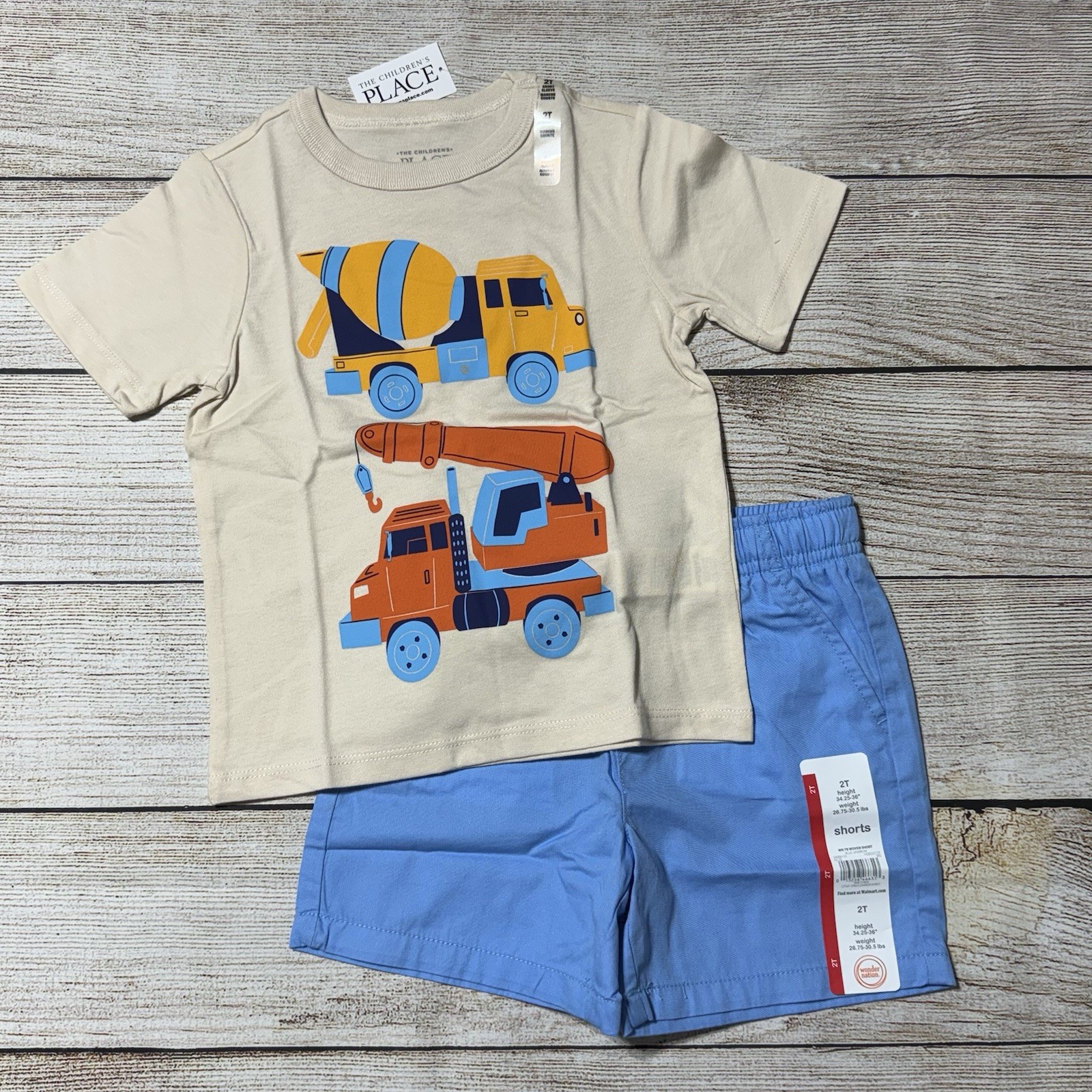 Toddler Boy Lot Size 2T. NWT! 4 Pieces For Spring And Summer. Colorful, Casual