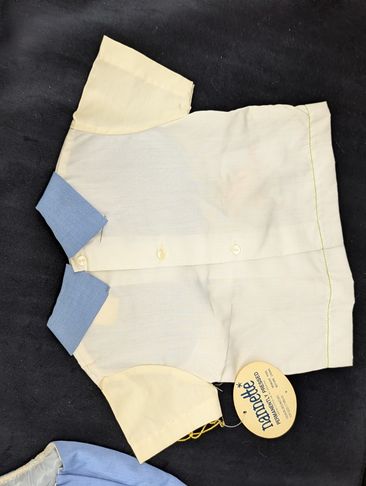 Vintage Nannette Toddler Outift 2 Piece Shirt/Shorts Set Fishing NWT NOS Size L