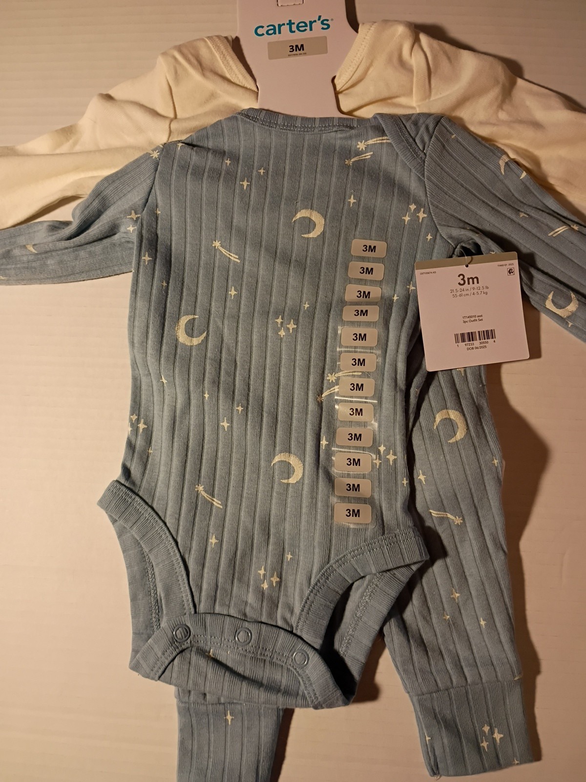 Baby Boy Outfit Lot 3M 3/6M Carter+ Rebel Baby2 Sets 6pc New W/Tags