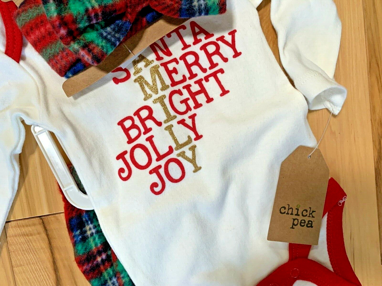 NWT CHICK PEA 3 Pc Set Bodysuit – Pants & Headband Sz 0-3 Mo Infant Girl