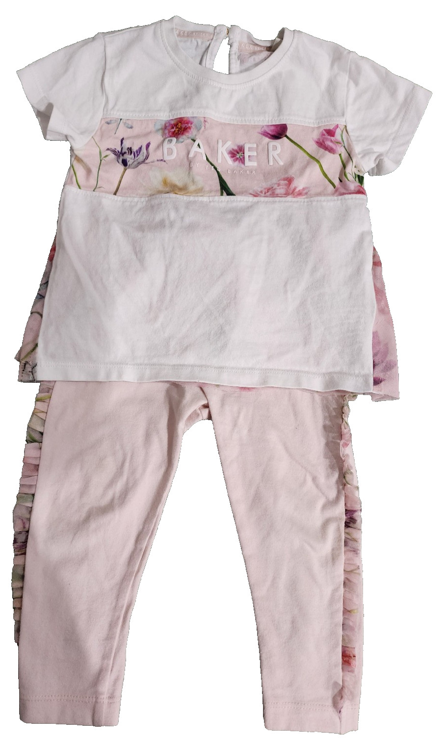 Baker by Ted Baker infant girls 12 – 18 mos Pink pants outfit.