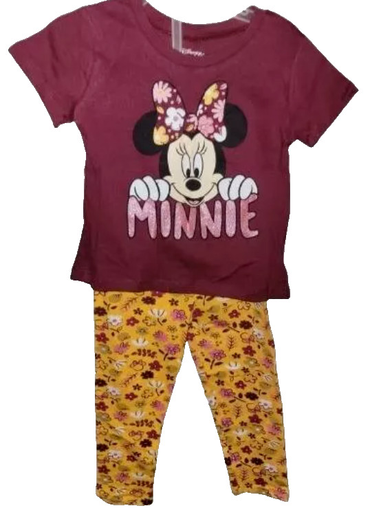 Toddler Girls Minnie Mouse Pants Set Select your size New with tags