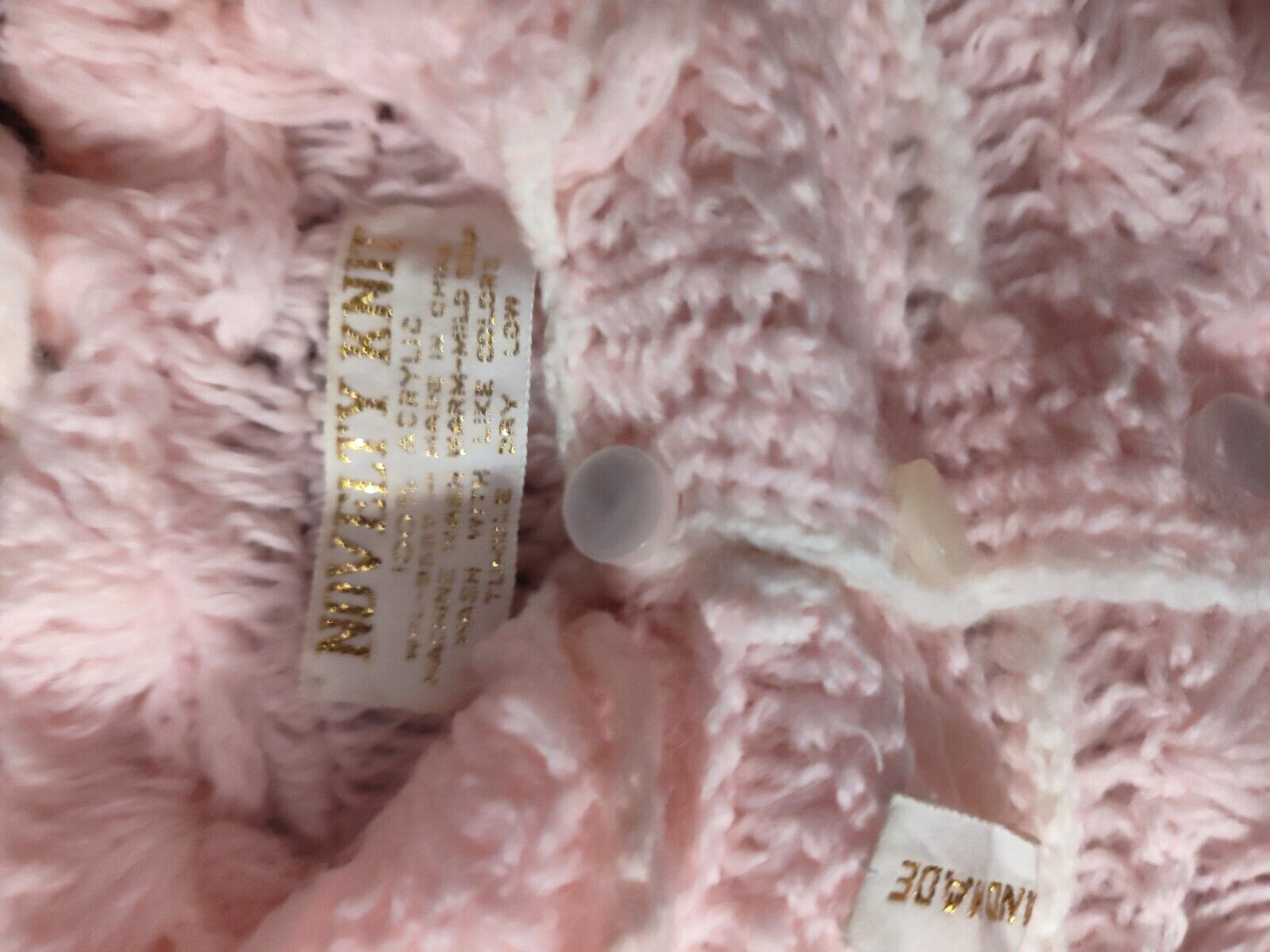 Novelty Knit female Newborn 3-piece clothing set handmade