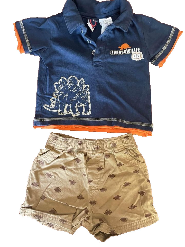 Dinosaur Outfits & Bodysuit Graphic Print Toddler Size 18 months Lot of 5