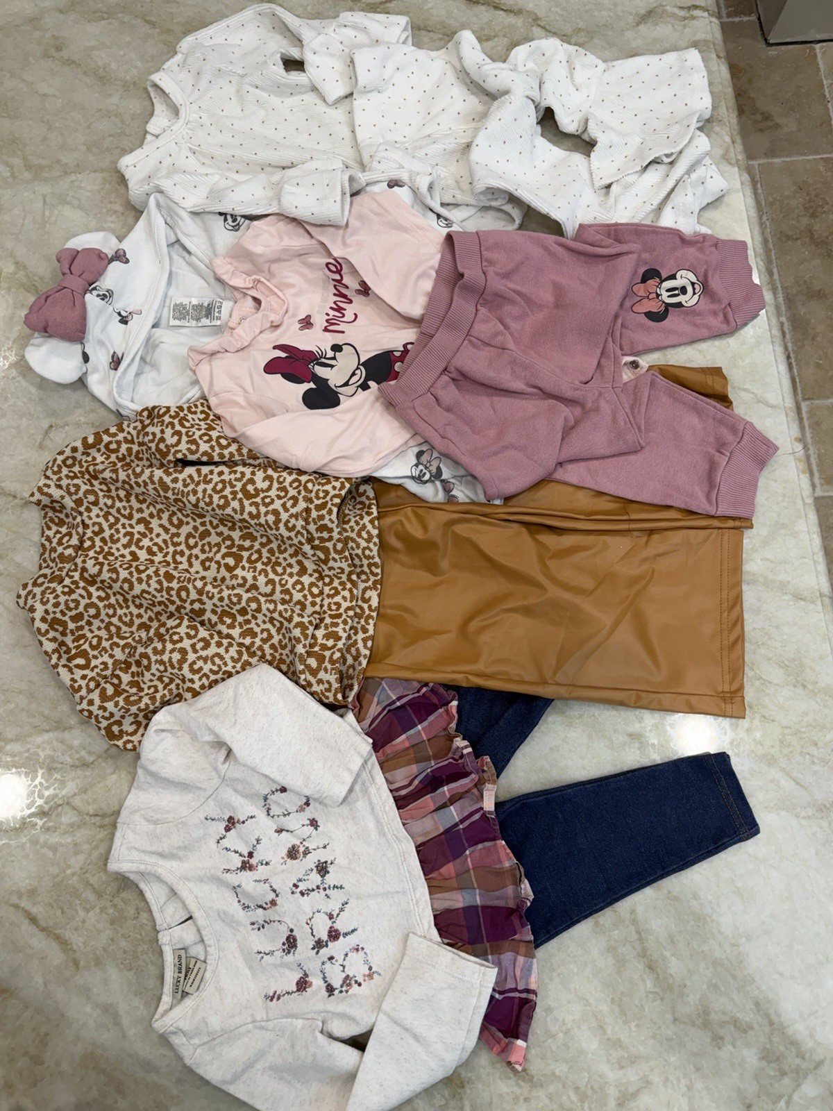 Toddler Girls Clothing Lot Size 18M Disney Baby Lucky Brand RZ By Rachel Zoe