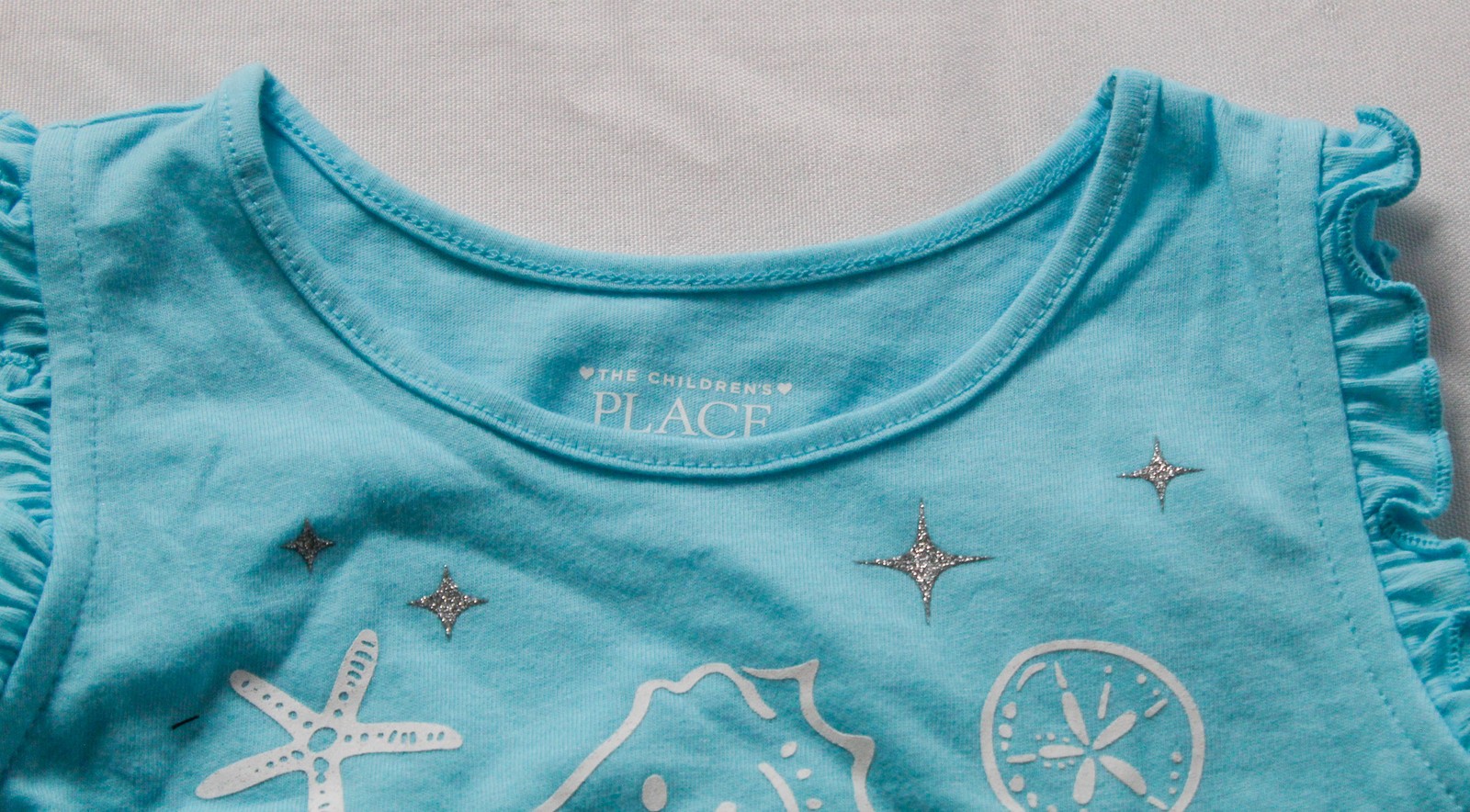 The Children’s Place Toddler Girls Sea Creature 2-Piece Outfit AC2 Blue Size: 5T