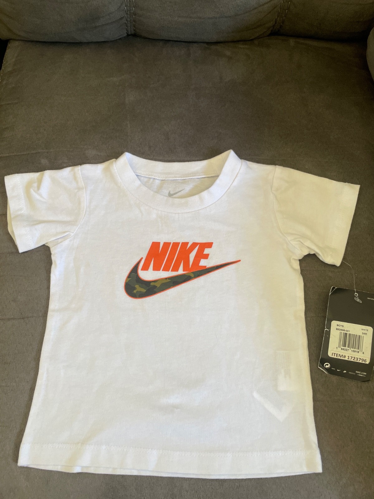nike baby boy 24 m white