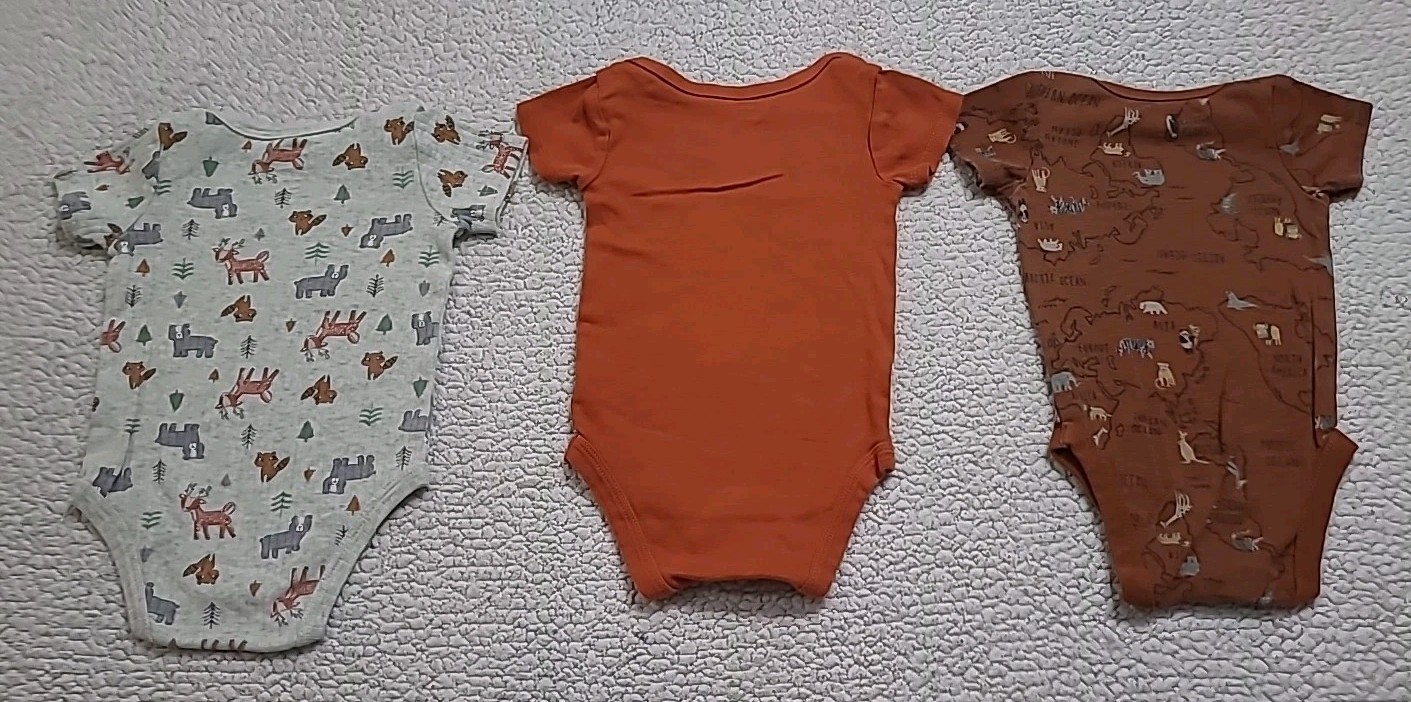 10PC Baby Boys 3-6 Months Long&short Sleeve Shirt&Pant&None Fleece Feet Sleepers