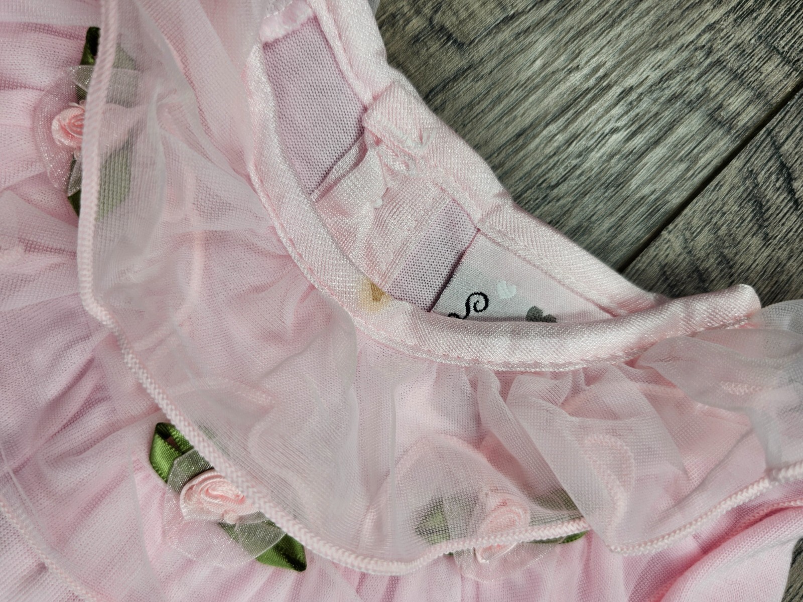 Baby Girl Clothes New Laura Dare Preemie Pink Rosebud Ruffle Dressy Outfit