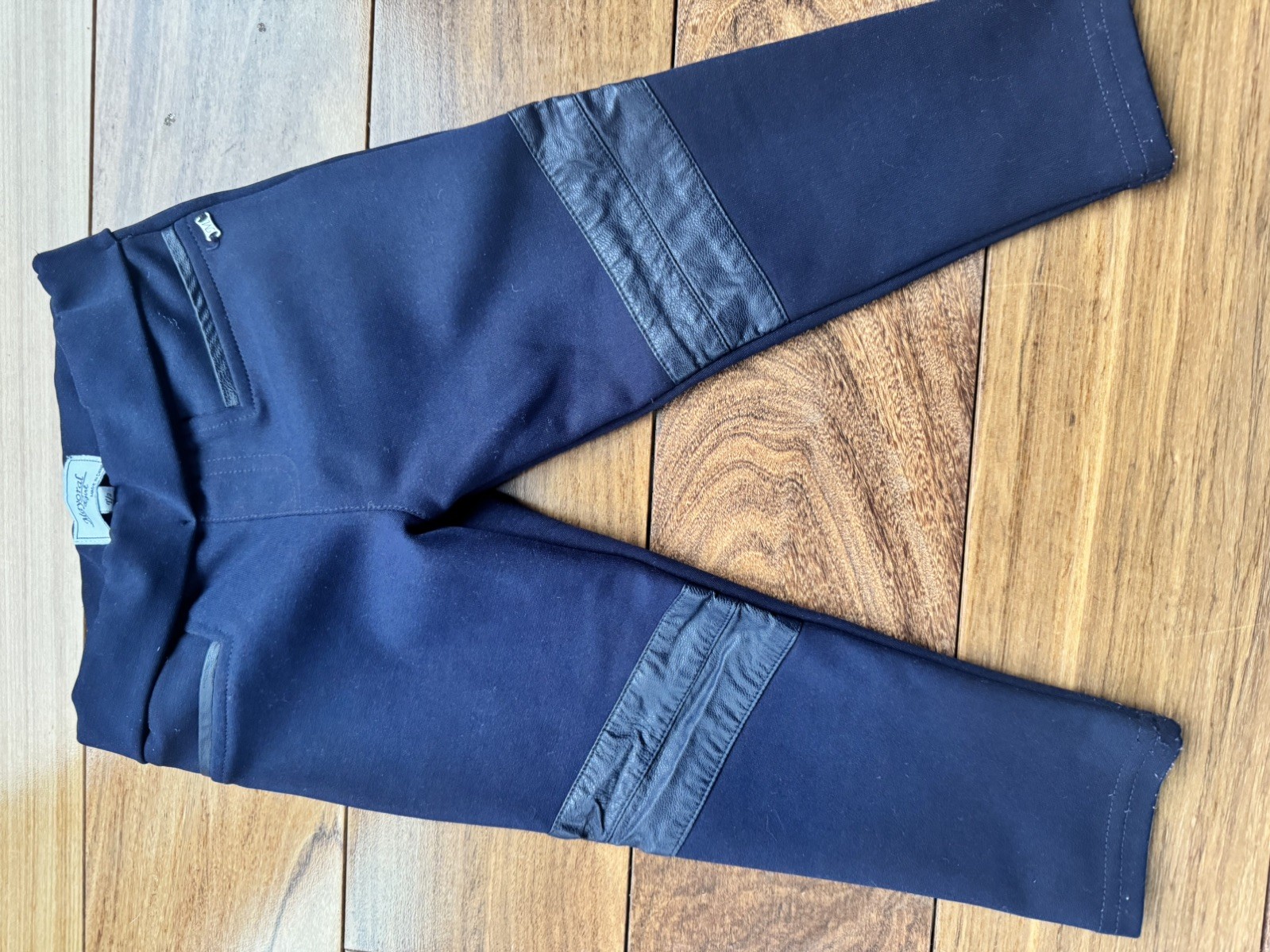 Mayoral 2T “Biker” Set With Navy Moto Pant & Embellished Sweater Dress Designer