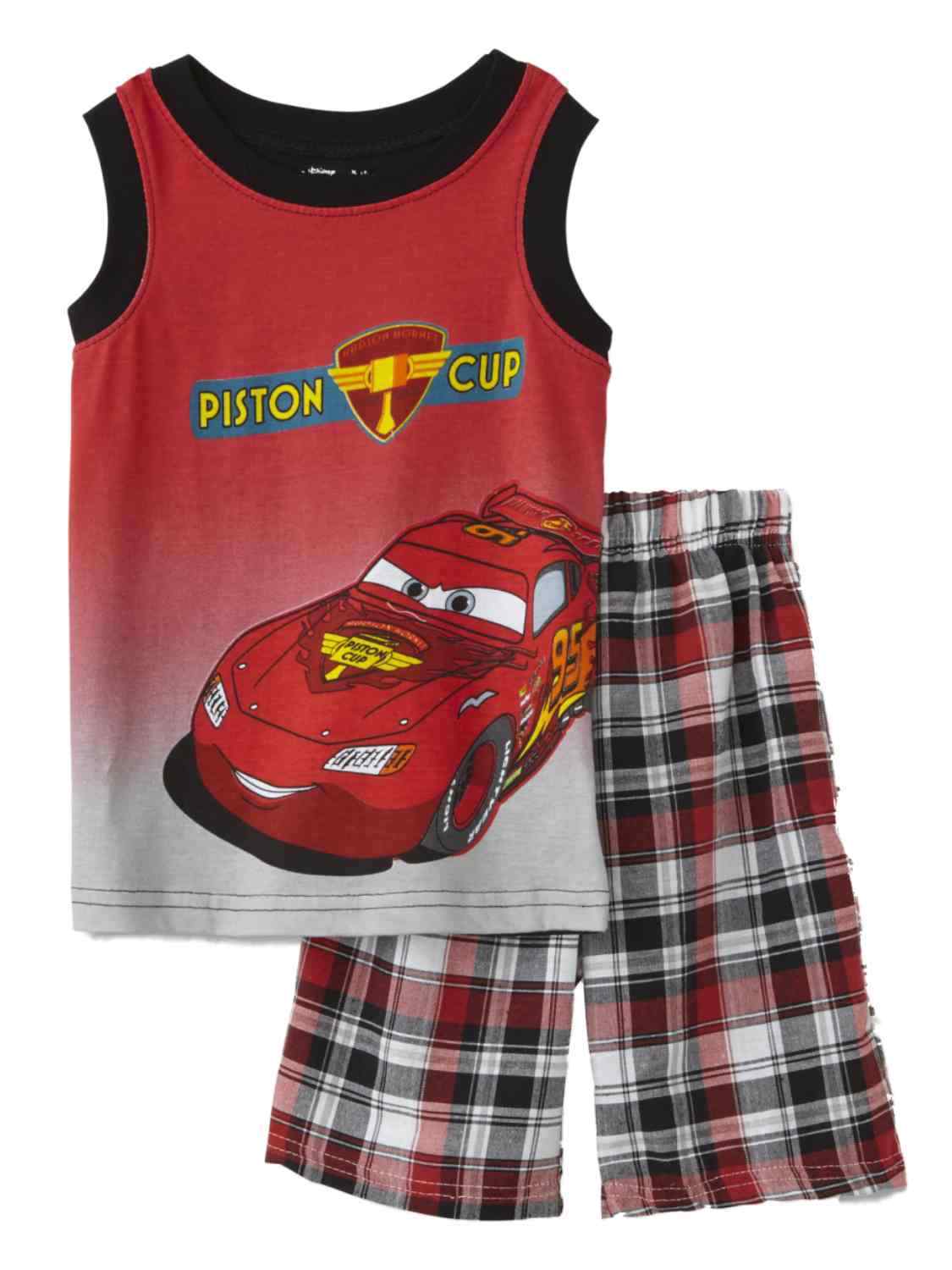 Disney Cars Infant & Toddler Boys Lightning McQueen Tank Top & Shorts Set
