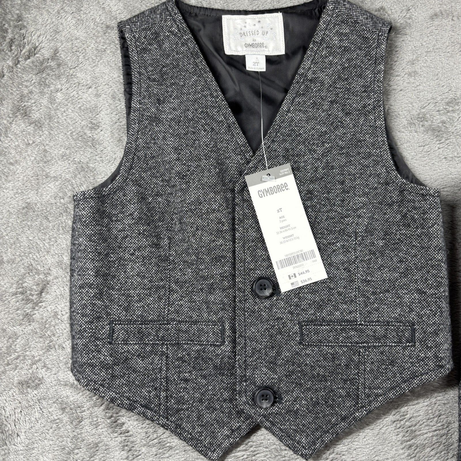 Gymboree Boy NWT Vest Pants Matching Set Formal Party Holiday Wedding 2T H239