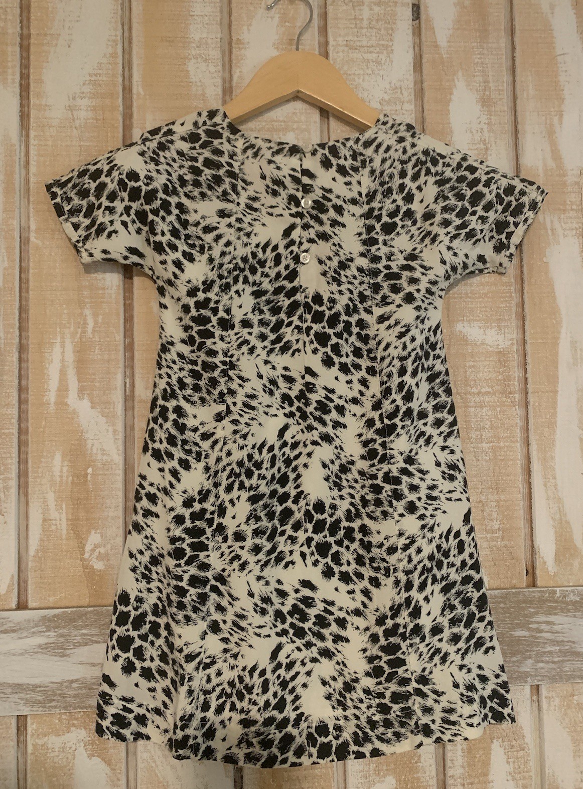 GAP Baby Gap Black and White Animal Print Dress. Toddler 5. FREE SHIPPING
