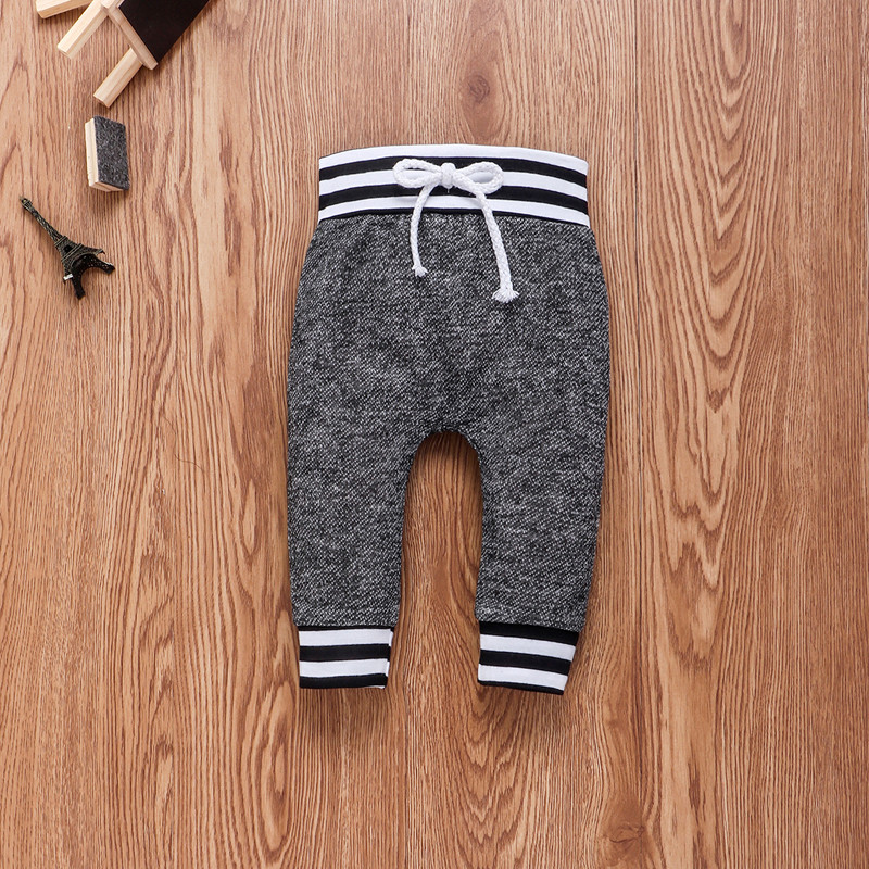 3Pcs Newborn Baby Boy Girl Bodysuit Jumpsuit Long Sleeve Romper Pants Hat Outfit