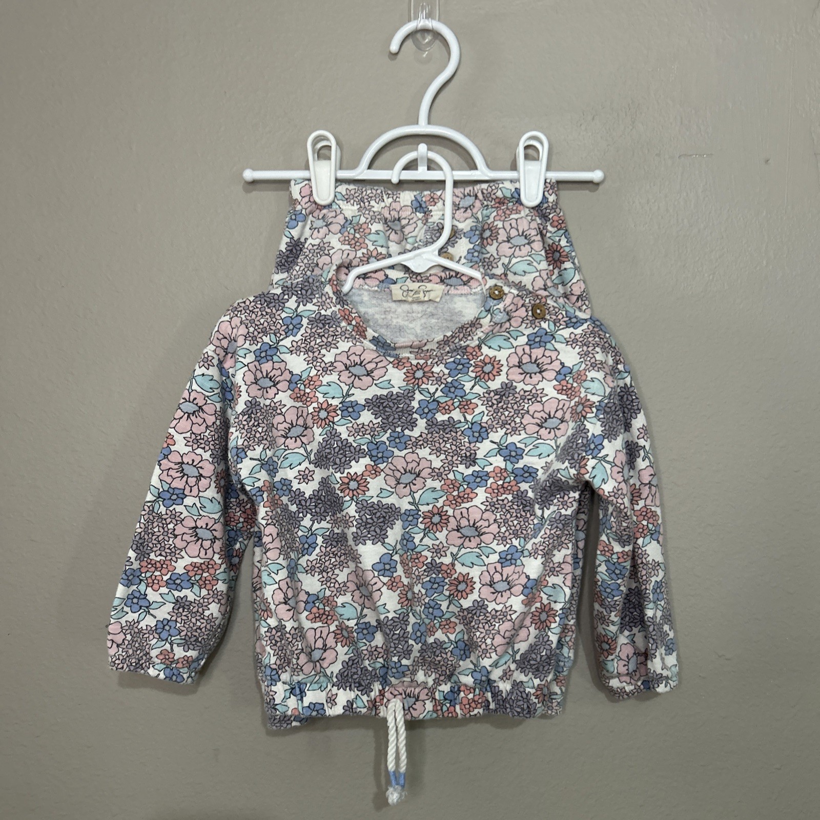 Jessica Simpson Floral Toddler Set Flowers 24mo Comfy 2 piece