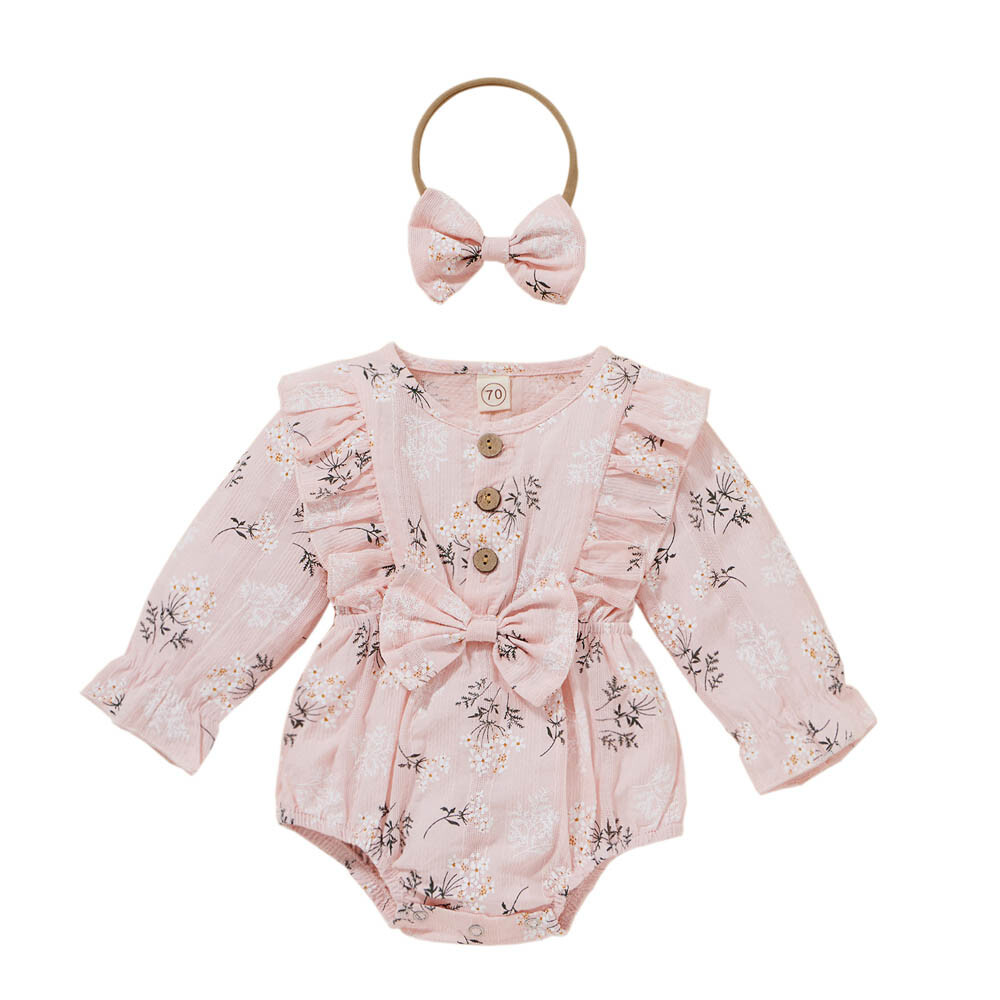 Kids Baby Girls Ruffle T-Shirt Romper Set Infant Summer Party Clothes Outfits