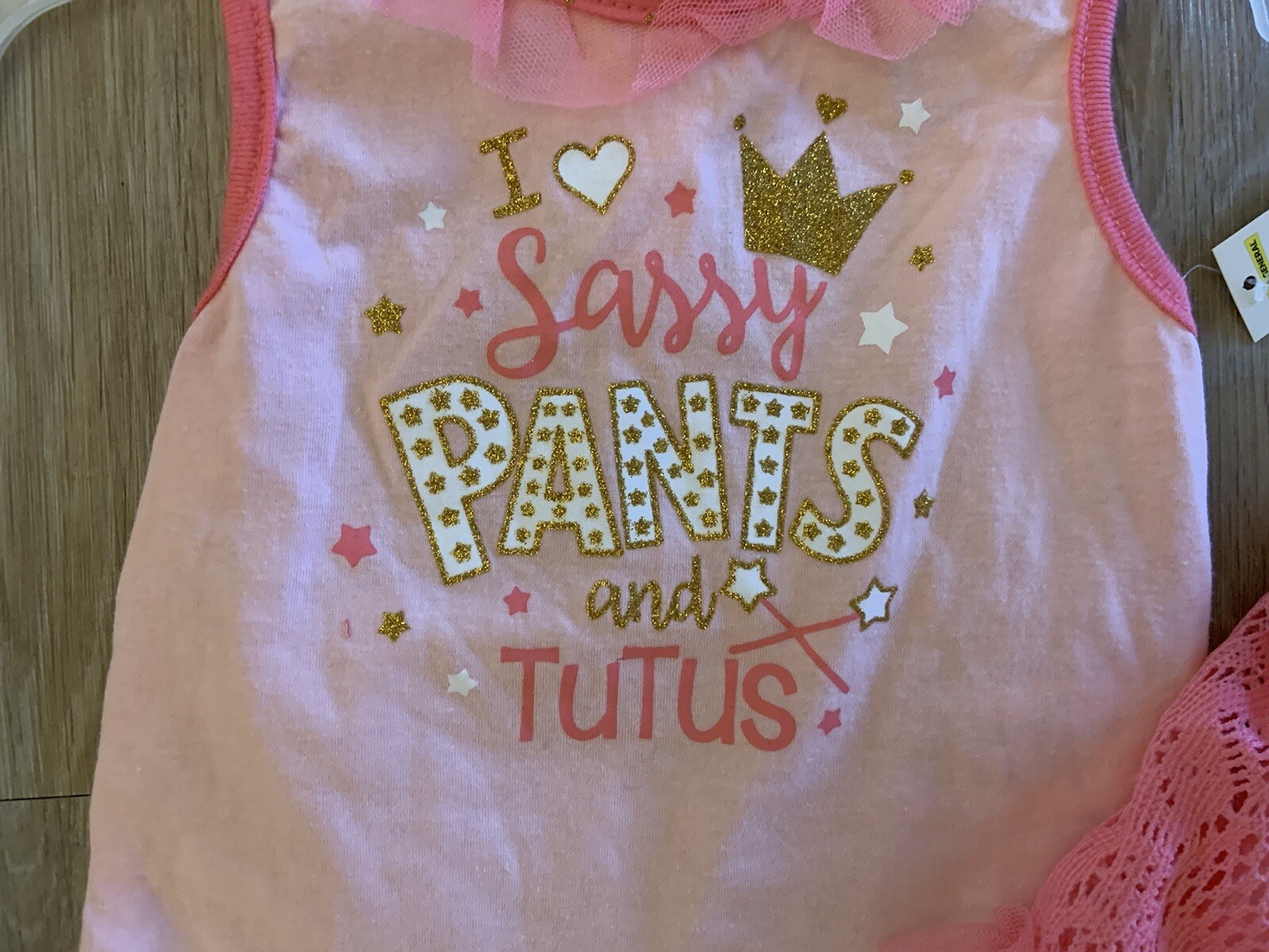 (NWT) DDG Darlings Girl’s 24 Months Beautiful 2Pc Pink Layered Eyelet Tutu Set