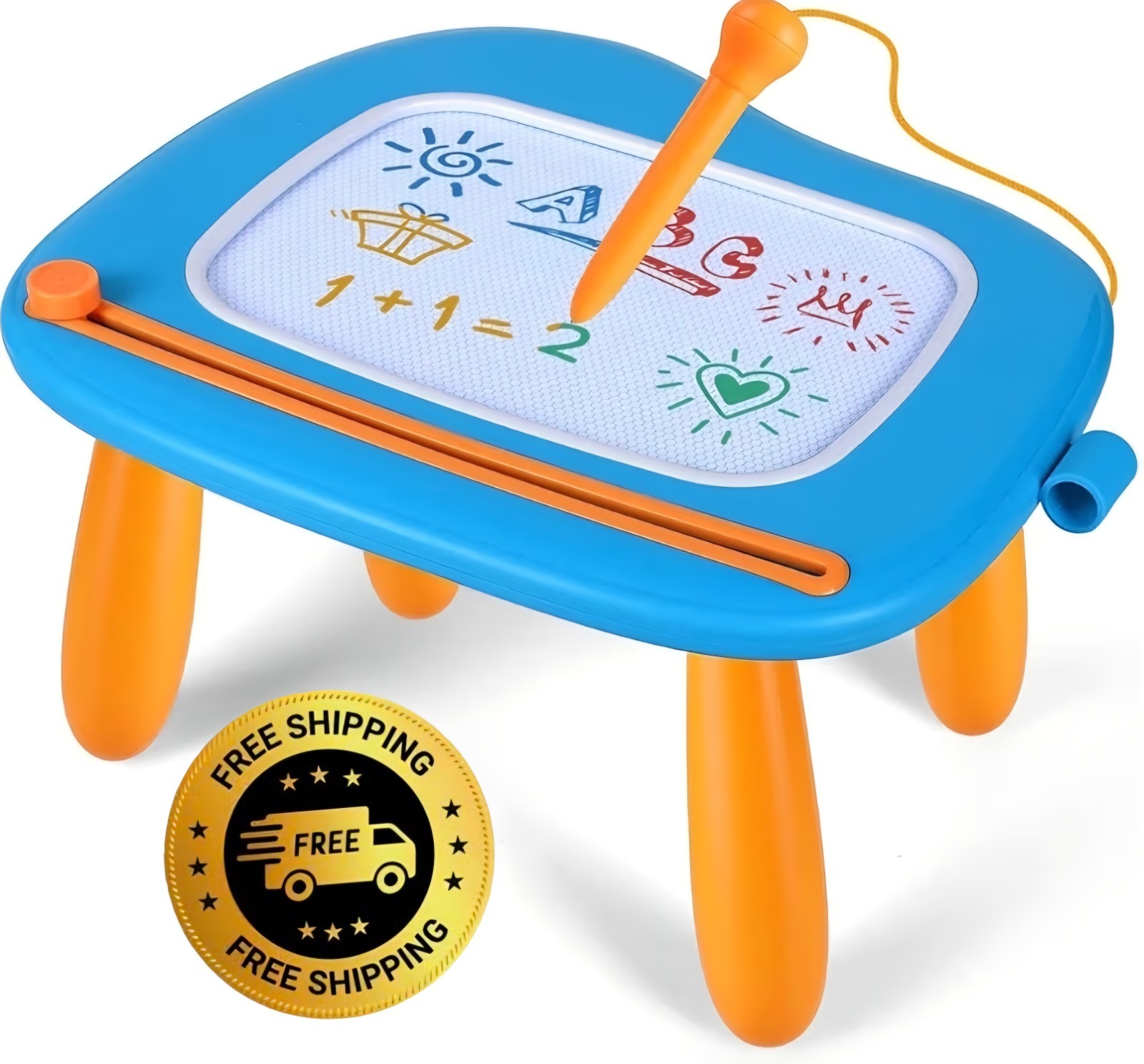 Pizarra magnética para niños, juguetes educativos para niños de 1, 2 y 3 años