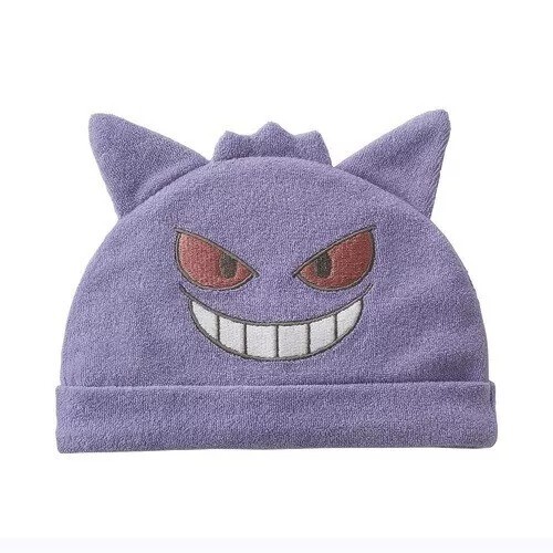 Pokemon Gengar Newborn Baby Clothes Gift Set Cap Bib Bloomer Monpoke japan only